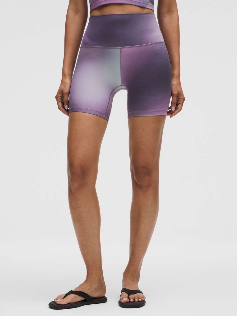 LULULEMON Align No Line High-Rise Short 4" Purple Swirl LIMITED EDT Size 2 NWT - Picture 4 of 7